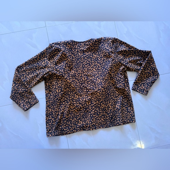 Linea Leisure by Louis Dell’Olio size Xl front zip Chetah print jacket - Picture 14 of 16